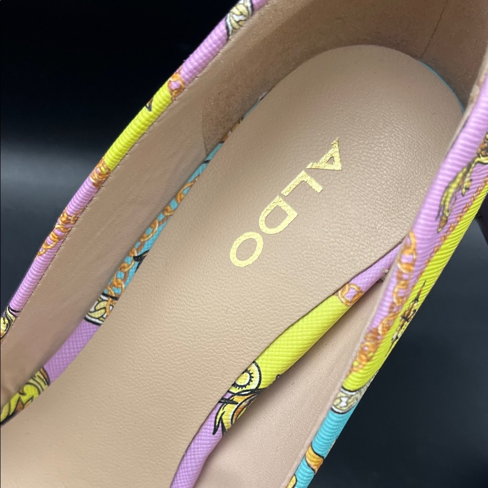 Aldo Colorful Patterned Women's Heels - Picture 3 of 10